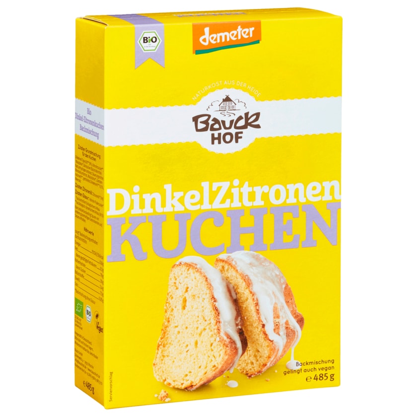 Bauckhof Demeter Bio Dinkel Zitronenkuchen 485g